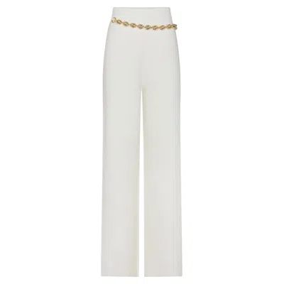 Rabanne White "eight" Trousers