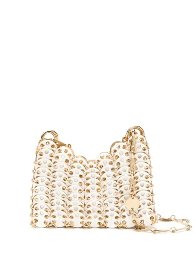 Rabanne 1969 Chainmail Shoulder Bag In White