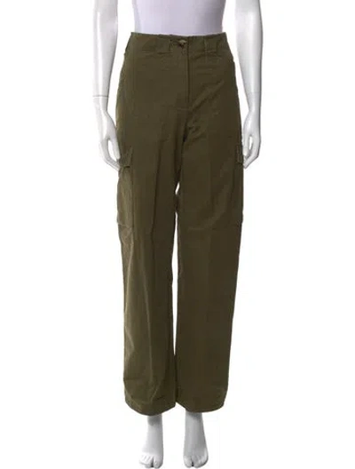 Pre-owned Rabanne Wide Leg Pants In Green