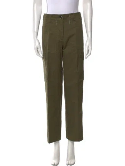 Pre-owned Rabanne Wide Leg Pants In Green