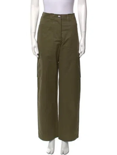 Pre-owned Rabanne Wide Leg Pants In Green