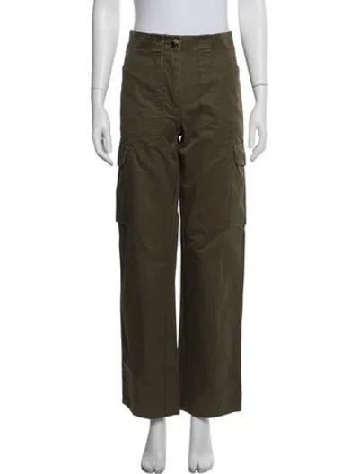 Pre-owned Rabanne Wide Leg Pants In Green