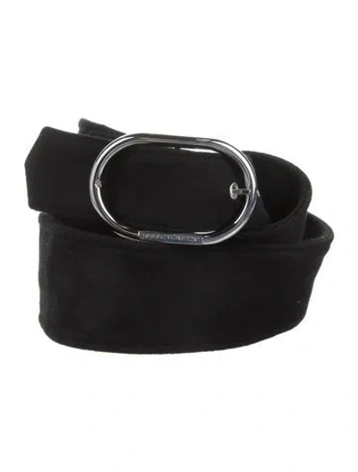 Pre-owned Rabanne Wide Waist Belt In Black
