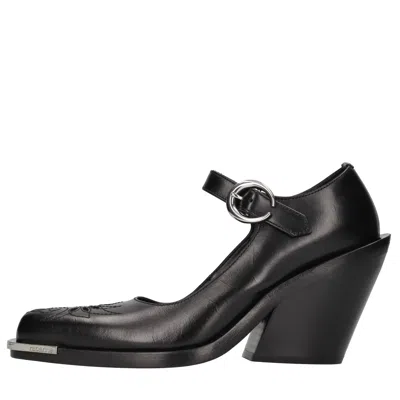 Rabanne With Heel In Black