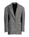 Rabanne Woman Blazer Black Size 8 Wool, Polyamide