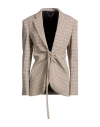 Rabanne Plaid Check Fitted Jacket In Multi