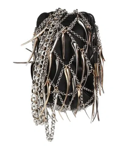 Rabanne Woman Cross-body Bag Black Size - Textile Fibers, Metal