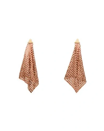 Rabanne Woman Earrings Copper Size - Aluminum In Gold