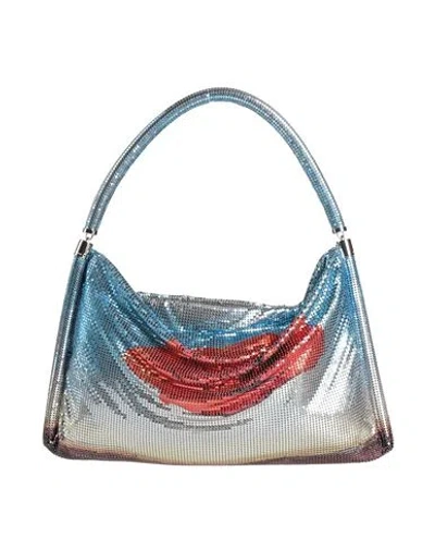 Rabanne Woman Handbag Azure Size - Metal