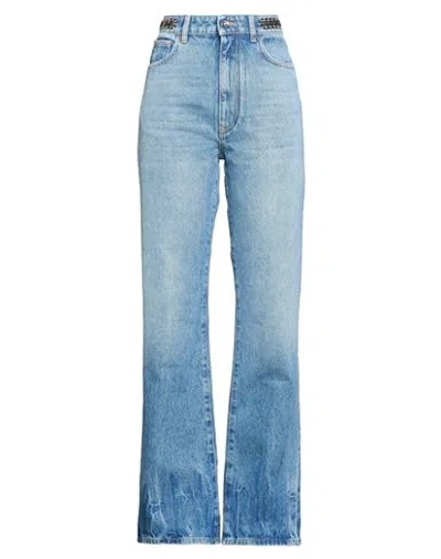 Rabanne Woman Jeans Blue Size 25 Cotton