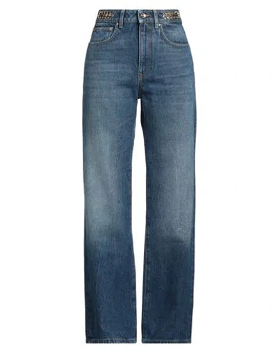 Rabanne Woman Jeans Blue Size 28 Cotton