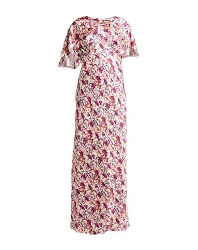 Rabanne Woman Maxi Dress Beige Size 10 Polyester In Multi