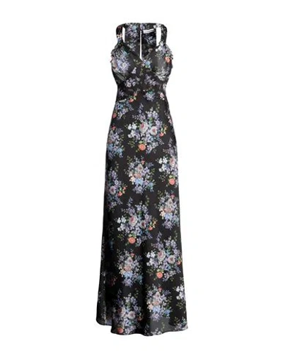 Rabanne Woman Maxi Dress Black Size 10 Polyester