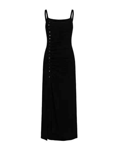 Rabanne Woman Maxi Dress Black Size 2 Viscose, Elastane