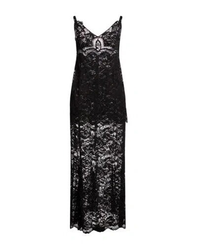 Rabanne Woman Maxi Dress Black Size 8 Polyamide, Elastane