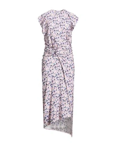 Rabanne Woman Maxi Dress Blush Size 4 Viscose, Elastane In Multi