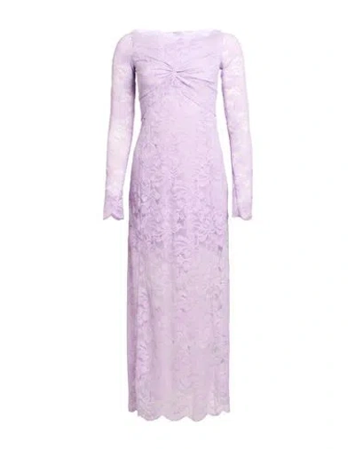 Rabanne Woman Maxi Dress Lilac Size 2 Polyamide, Elastane In Purple