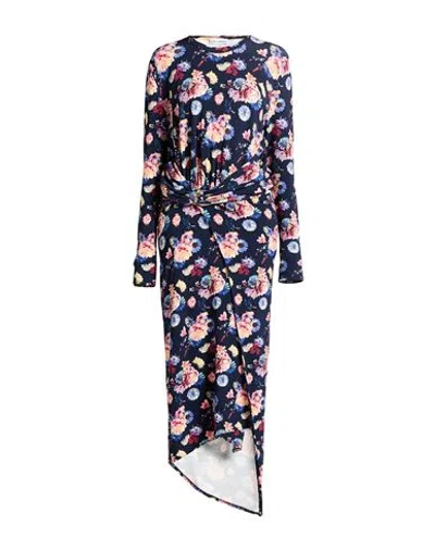 Rabanne Woman Maxi Dress Navy Size 8 Viscose, Elastane