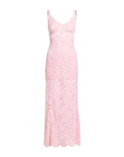 Rabanne Woman Maxi Dress Pink Size 2 Polyamide, Elastane