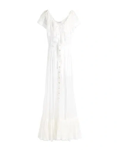 Rabanne Woman Maxi Dress White Size 8 Polyester