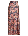 Rabanne Jupe Printed Satin Maxi Skirt In Multicolor Polyester In Multi