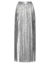 Rabanne Woman Maxi Skirt Silver Size 10 Aluminum In Silver