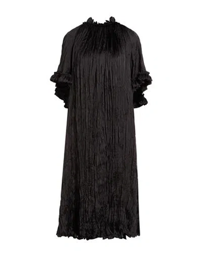Rabanne Woman Midi Dress Black Size 6 Polyester