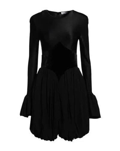 Rabanne Woman Mini Dress Black Size 6 Acetate, Viscose