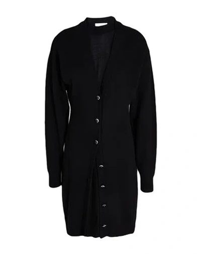 Rabanne Woman Mini Dress Black Size M Wool, Cashmere, Polyamide, Elastane