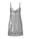 Rabanne Woman Mini Dress Silver Size 10 Aluminum In Silver