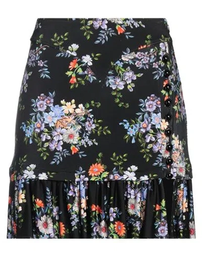 Rabanne Woman Mini Skirt Black Size 12 Viscose, Elastane