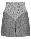 Rabanne Woman Mini Skirt White Size 10 Wool, Polyamide, Polyester, Elastane In White