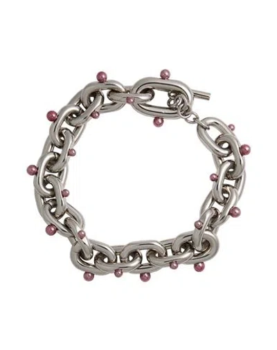 Rabanne Woman Necklace Silver Size - Metal