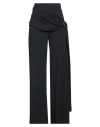 Rabanne Wraparound-design Palazzo Pants In Black