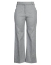 Rabanne Woman Pants Grey Size 10 Wool, Polyamide In Grey