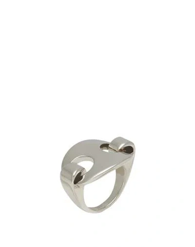 Rabanne Woman Ring Silver Size Onesize Aluminum