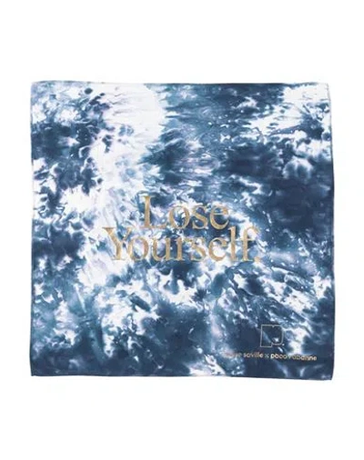 Rabanne Paco  Woman Scarf Blue Size - Cotton