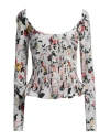 Rabanne Woman Shirt White Size 4 Viscose, Elastane In White