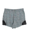 Rabanne Woman Shorts & Bermuda Shorts Dark Green Size 8 Polyester In Green