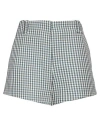 Rabanne Woman Shorts & Bermuda Shorts Pastel Blue Size 6 Wool, Silk, Viscose, Elastane In Blue