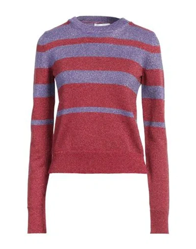 Rabanne Lurex Sweather With Striped Pattern In Purple