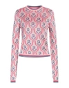 Rabanne Woman Sweater Pink Size M Viscose In Pink