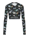 Rabanne Woman T-shirt Black Size M Viscose, Elastane In Black