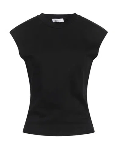 RABANNE RABANNE WOMAN T-SHIRT BLACK SIZE S COTTON