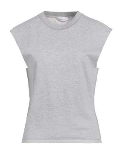 Rabanne Woman T-shirt Light Grey Size Xs Cotton