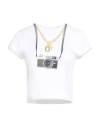 Rabanne Woman T-shirt White Size S Cotton In White