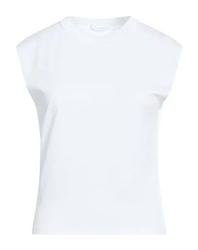 Rabanne Woman T-shirt White Size S Cotton