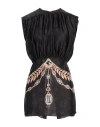 Rabanne Woman Top Black Size 6 Polyester In Black