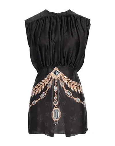 Rabanne Woman Top Black Size 6 Polyester