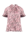 Rabanne Woman Top Pink Size 8 Polyester In Pink